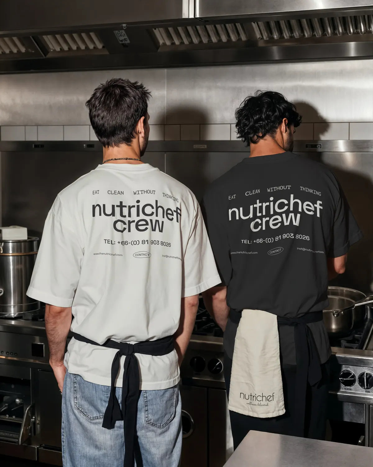 The NutriChef crew at work in the Bangkok kitchen
