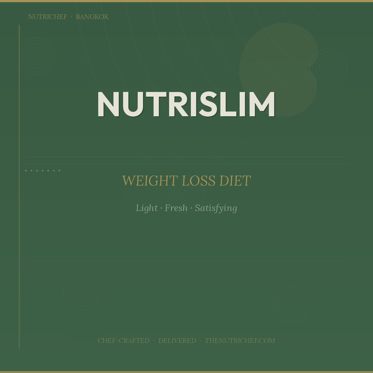 Nutrislim Weight Loss Meal Plan Bangkok — Calorie-Controlled Delivery